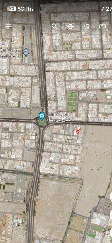 أرض 1860 متر مربع شمالية على شارع 32م السلامة، شمال جدة، جدة