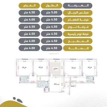 Apartment 154 SQM with 4 Bedrooms Al Naseem, Makkah