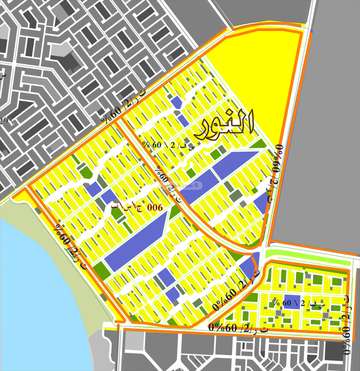 Land 312.5 SQM Facing West on 15m Width Street Al Nur, North Jeddah, Jeddah