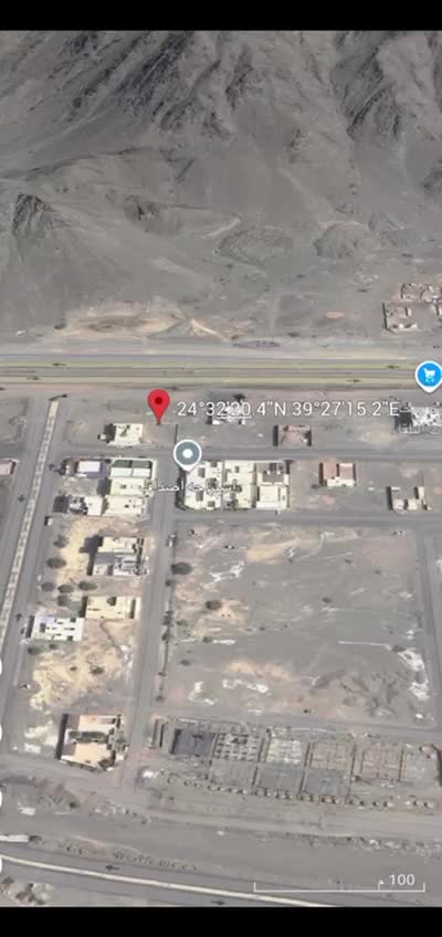 Land 500 SQM Facing West on 20m Width Street Al Balqa, Madinah 